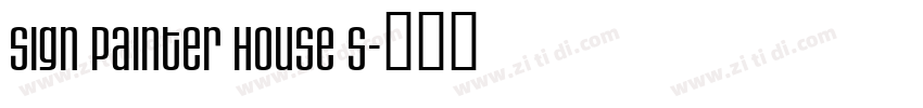 Sign Painter House S字体转换